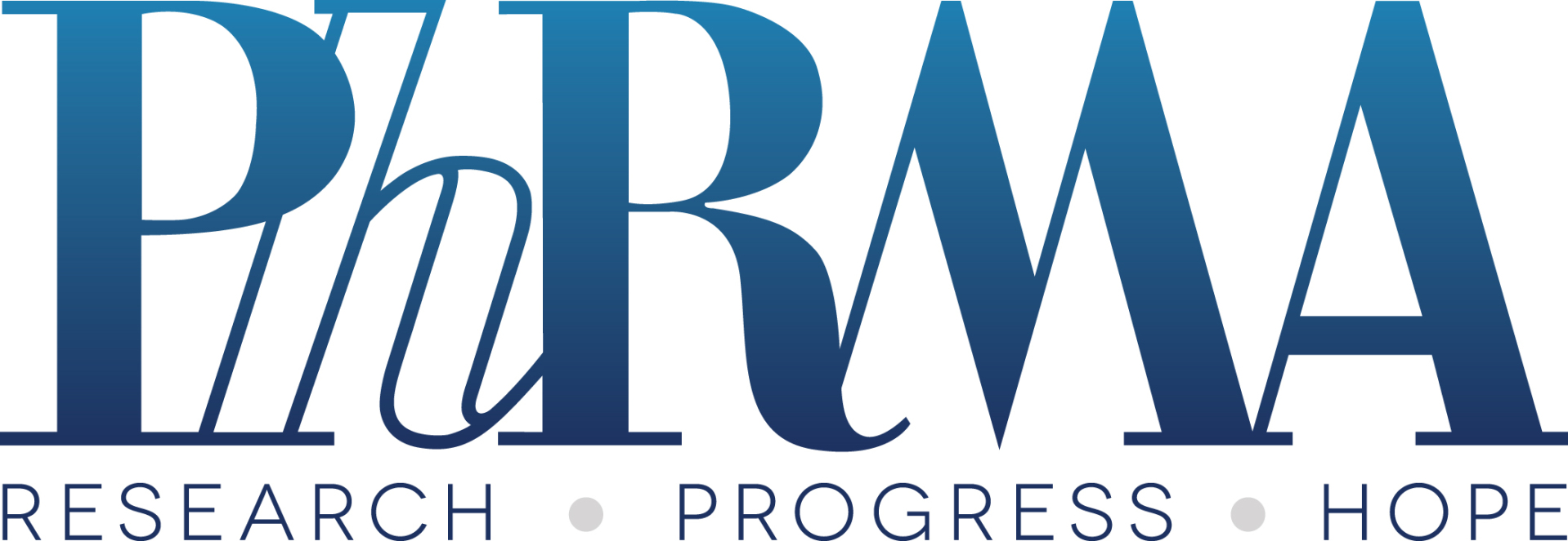 PhRMA logo with a tagline of research, progress, hope at the bottom