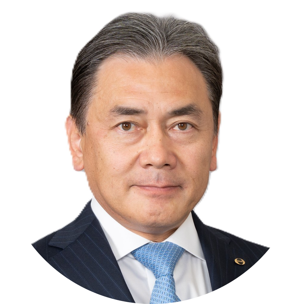 Headshot of Tatsuyuki Yasuno, Chairman & Chief Executive Officer, Eisai Inc., President, Americas Region