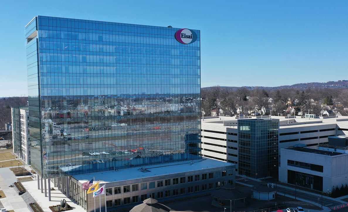An outside view of Eisai's U.S headquarters in Nutley, New Jersey